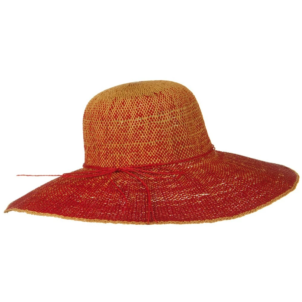 Jeanne Simmons Crushable 5 Inch Flat Brim Toyo Self Tie Hat 15 Jeanne Simmons Crushable 5 Inch Flat Brim Toyo Self Tie Hat - Image 13