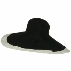 Jeanne Simmons Ribbon 8 Inch Wide Brim Edge Self Tie Hat -Adams Shop 1331562719 14