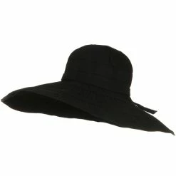 Jeanne Simmons Packable And Crushable Ribbon 6 Inch Brim Hat