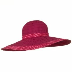 Something Special Polka Dot Sewn Braid Hat -Adams Shop 1331565522 5