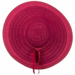 Something Special Polka Dot Sewn Braid Hat -Adams Shop 1331565523 5