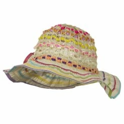 Jeanne Simmons Girl's Jute Ribbon Toyo Hat -Adams Shop 1331723356 5