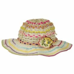 Jeanne Simmons Girl's Jute Ribbon Toyo Hat -Adams Shop 1331723357 5