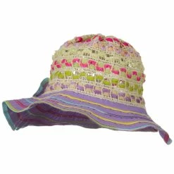 Jeanne Simmons Girl's Jute Ribbon Toyo Hat -Adams Shop 1331723413 5