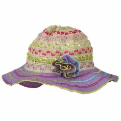 Jeanne Simmons Girl's Jute Ribbon Toyo Hat -Adams Shop 1331723414 5