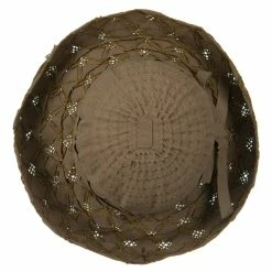 Jeanne Simmons Ribbon Toyo Kettle Brim Hat -Adams Shop 1331728502 3