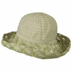 Jeanne Simmons Ribbon Toyo Kettle Brim Hat -Adams Shop 1331728555 3