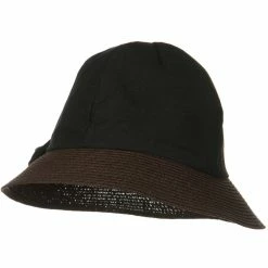 Jeanne Simmons 8 Panel Woman's Bucket Straw Hat