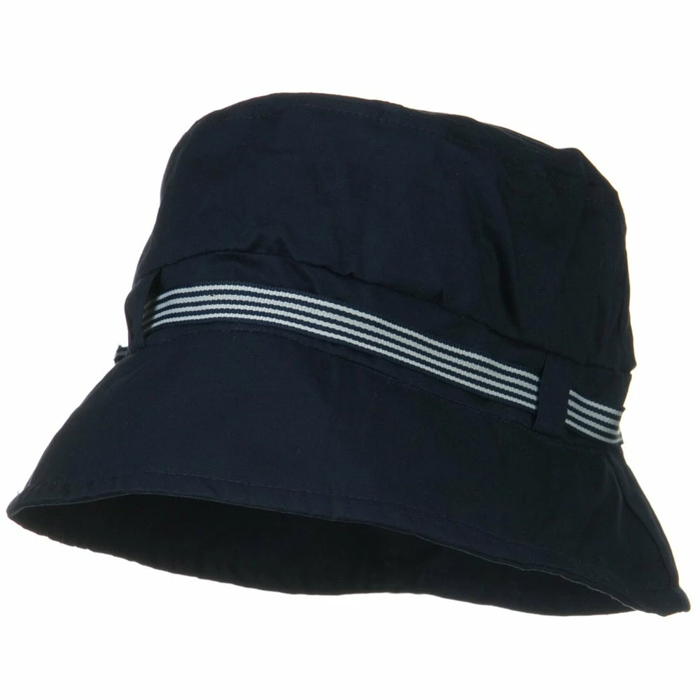 Jeanne Simmons Small Brim Stripe Ribbon Bucket Hat 8 Jeanne Simmons Small Brim Stripe Ribbon Bucket Hat - Image 6