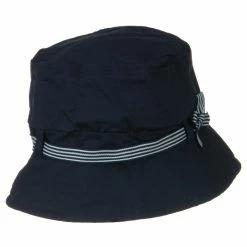Jeanne Simmons Small Brim Stripe Ribbon Bucket Hat 28 Jeanne Simmons Small Brim Stripe Ribbon Bucket Hat -Adams Shop 1331734983 3