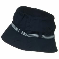 Jeanne Simmons Small Brim Stripe Ribbon Bucket Hat 29 Jeanne Simmons Small Brim Stripe Ribbon Bucket Hat -Adams Shop 1331734984 3