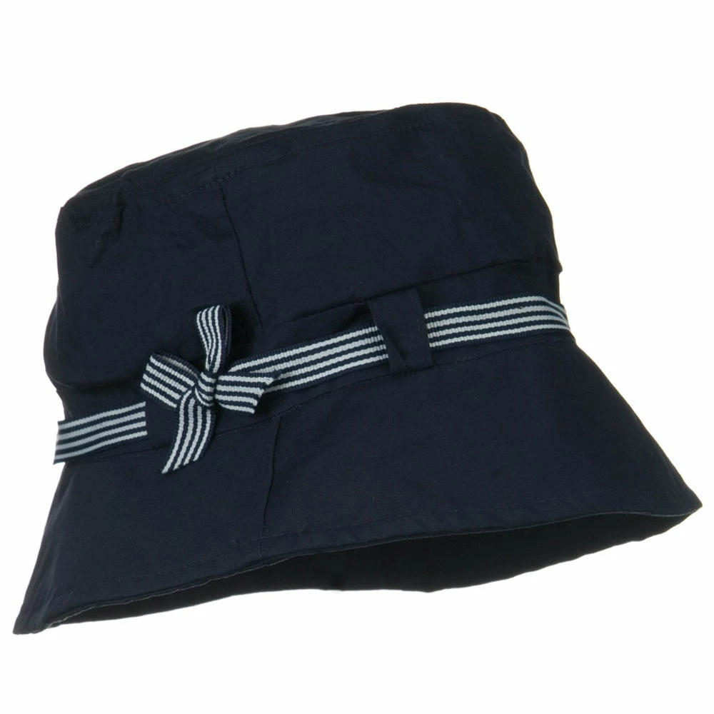Jeanne Simmons Small Brim Stripe Ribbon Bucket Hat 11 Jeanne Simmons Small Brim Stripe Ribbon Bucket Hat - Image 9