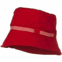 Jeanne Simmons Small Brim Stripe Ribbon Bucket Hat 37 Jeanne Simmons Small Brim Stripe Ribbon Bucket Hat -Adams Shop 1331735060 7