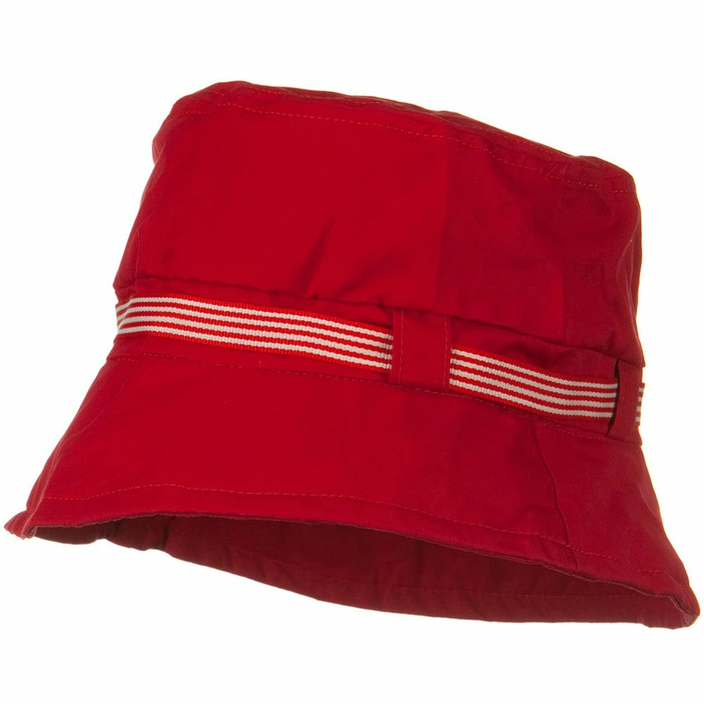Jeanne Simmons Small Brim Stripe Ribbon Bucket Hat 18 Jeanne Simmons Small Brim Stripe Ribbon Bucket Hat - Image 16