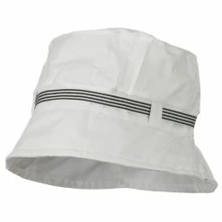 Jeanne Simmons Small Brim Stripe Ribbon Bucket Hat 32 Jeanne Simmons Small Brim Stripe Ribbon Bucket Hat -Adams Shop 1331735116 7
