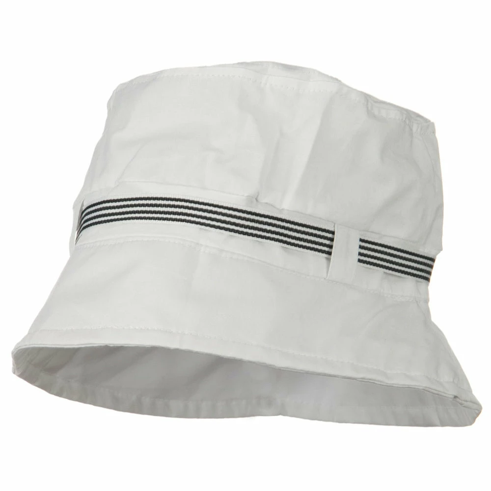 Jeanne Simmons Small Brim Stripe Ribbon Bucket Hat 13 Jeanne Simmons Small Brim Stripe Ribbon Bucket Hat - Image 11