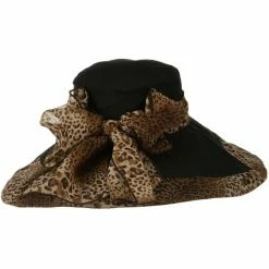 Jeanne Simmons Woman's Hat Cheetah 6 Inch Wide Brim Hat 19 Jeanne Simmons Woman's Hat Cheetah 6 Inch Wide Brim Hat -Adams Shop 1331741035 3