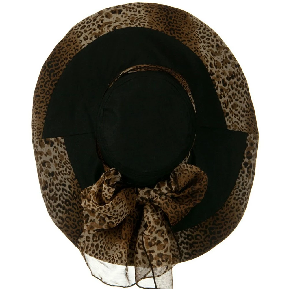 Jeanne Simmons Woman's Hat Cheetah 6 Inch Wide Brim Hat 12 Jeanne Simmons Woman's Hat Cheetah 6 Inch Wide Brim Hat - Image 10