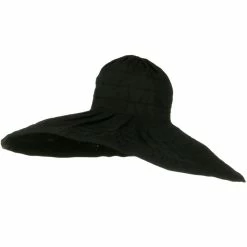 Jeanne Simmons Bold Stripe Sewn Ribbon 8 1-2 Inch Wide Brim Hat