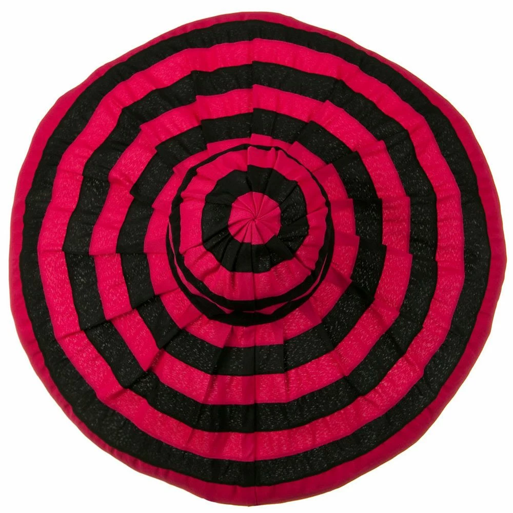 Jeanne Simmons Bold Stripe Sewn Ribbon 8 1-2 Inch Wide Brim Hat 12 Jeanne Simmons Bold Stripe Sewn Ribbon 8 1-2 Inch Wide Brim Hat - Image 10