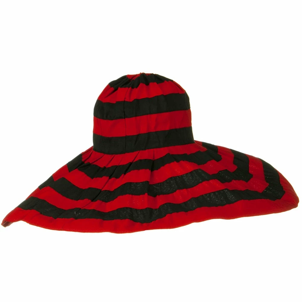 Jeanne Simmons Bold Stripe Sewn Ribbon 8 1-2 Inch Wide Brim Hat 25 Jeanne Simmons Bold Stripe Sewn Ribbon 8 1-2 Inch Wide Brim Hat - Image 23