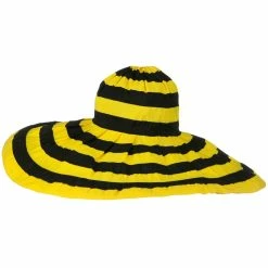 Jeanne Simmons Bold Stripe Sewn Ribbon 8 1-2 Inch Wide Brim Hat 38 Jeanne Simmons Bold Stripe Sewn Ribbon 8 1-2 Inch Wide Brim Hat -Adams Shop 1331742812 3