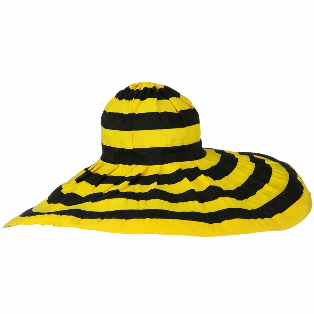 Jeanne Simmons Bold Stripe Sewn Ribbon 8 1-2 Inch Wide Brim Hat 15 Jeanne Simmons Bold Stripe Sewn Ribbon 8 1-2 Inch Wide Brim Hat - Image 13