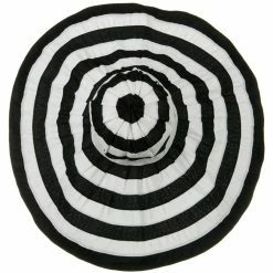 Jeanne Simmons Bold Stripe Sewn Ribbon 8 1-2 Inch Wide Brim Hat 46 Jeanne Simmons Bold Stripe Sewn Ribbon 8 1-2 Inch Wide Brim Hat -Adams Shop 1331743117 3