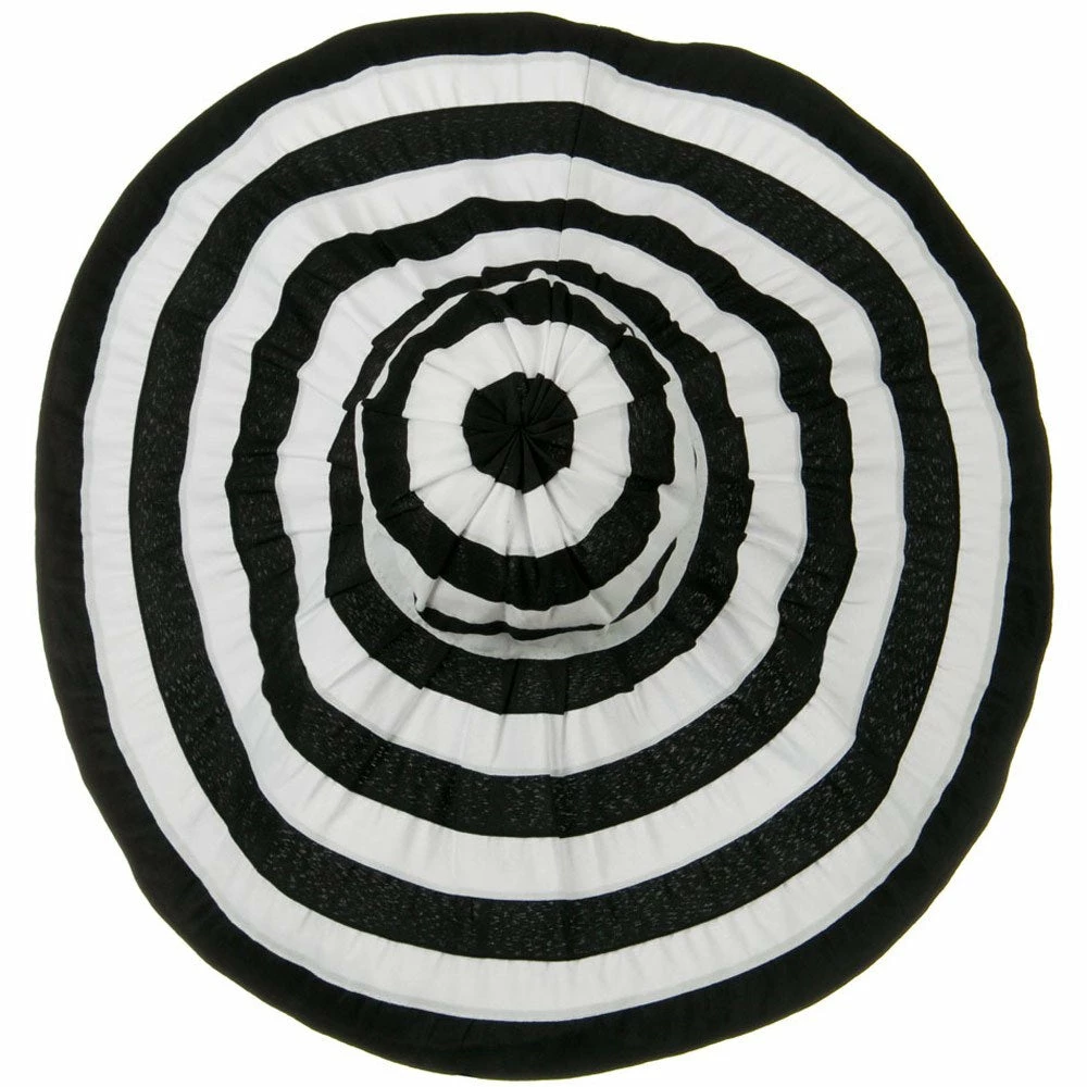 Jeanne Simmons Bold Stripe Sewn Ribbon 8 1-2 Inch Wide Brim Hat 22 Jeanne Simmons Bold Stripe Sewn Ribbon 8 1-2 Inch Wide Brim Hat - Image 20