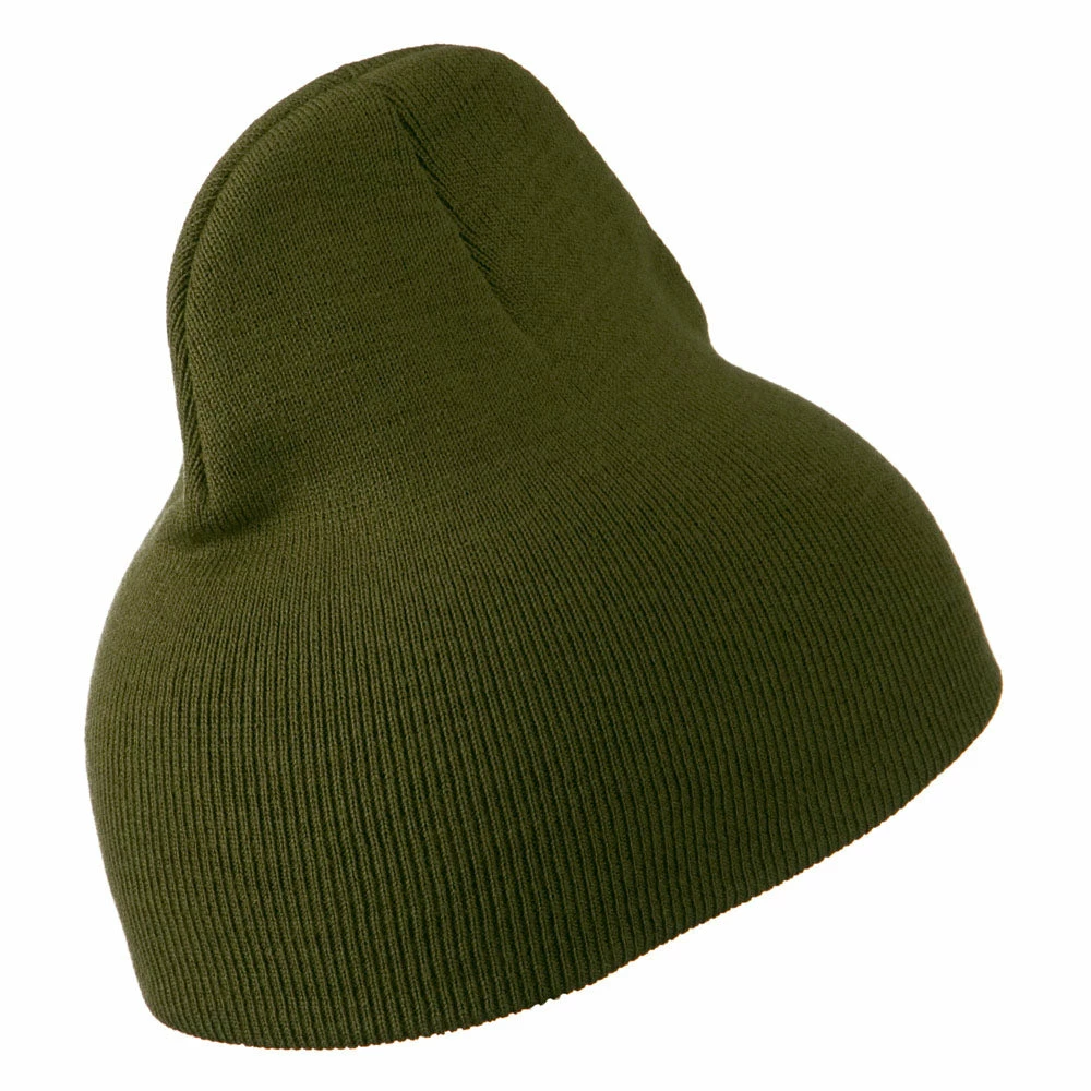 Cameo 8 Inch Acrylic Short Blank Beanie 15 Cameo 8 Inch Acrylic Short Blank Beanie - Image 13