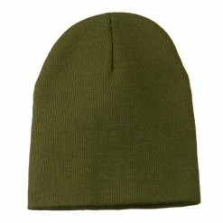 Cameo 8 Inch Acrylic Short Blank Beanie 96 Cameo 8 Inch Acrylic Short Blank Beanie -Adams Shop 8a002ps 5