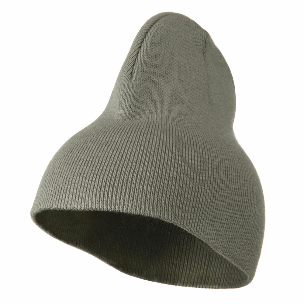 Cameo 8 Inch Acrylic Short Blank Beanie 33 Cameo 8 Inch Acrylic Short Blank Beanie - Image 31