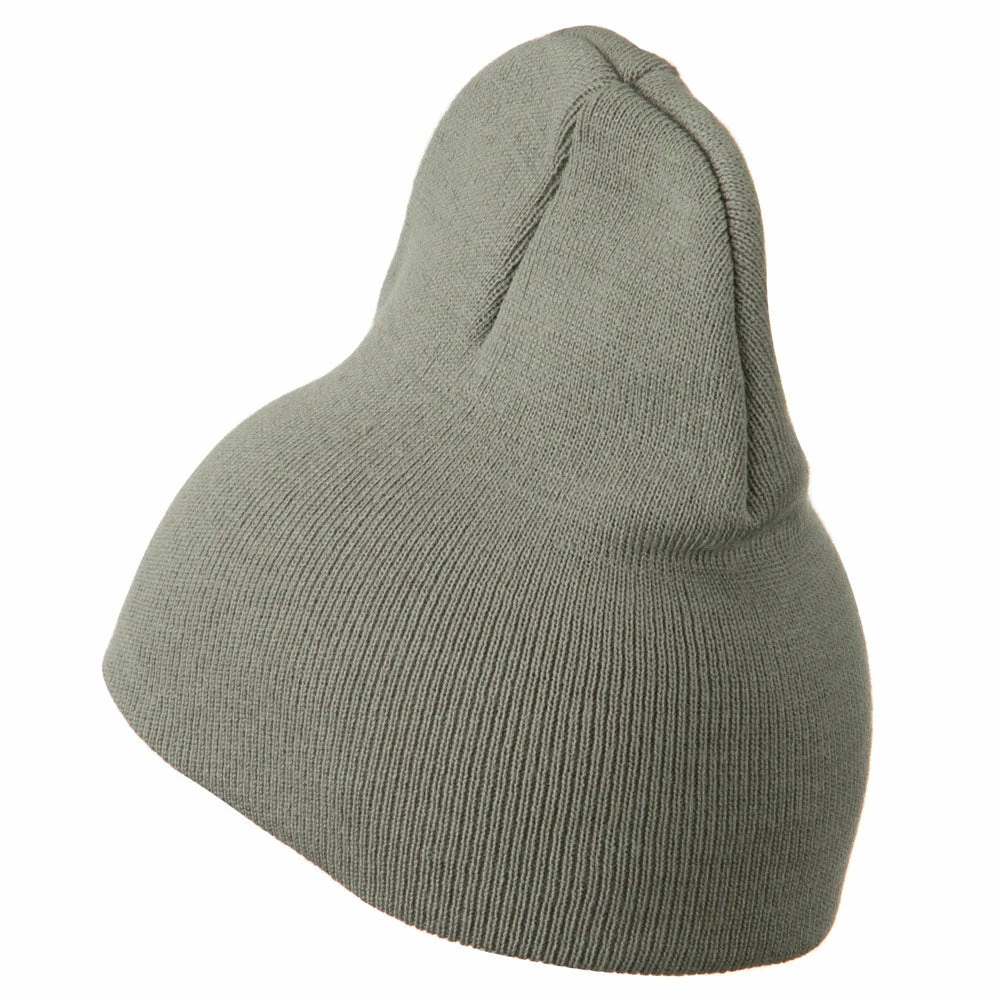 Cameo 8 Inch Acrylic Short Blank Beanie 36 Cameo 8 Inch Acrylic Short Blank Beanie - Image 34