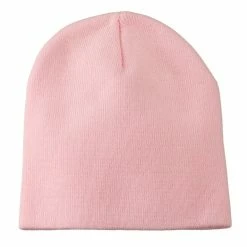 Cameo 8 Inch Acrylic Short Blank Beanie 146 Cameo 8 Inch Acrylic Short Blank Beanie -Adams Shop 8a012ps 5