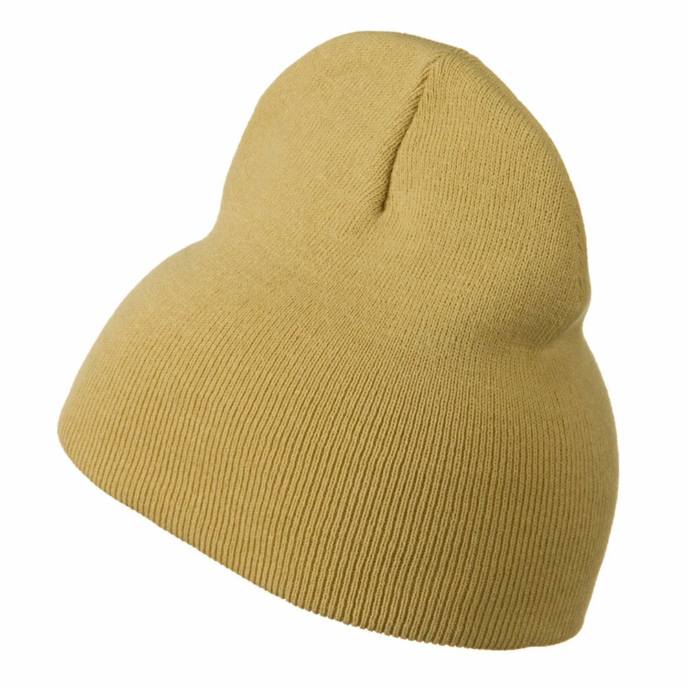 Cameo 8 Inch Acrylic Short Blank Beanie 6 Cameo 8 Inch Acrylic Short Blank Beanie - Image 4