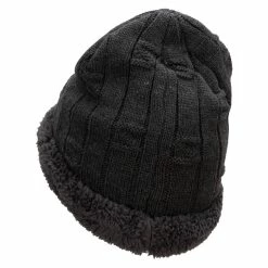 MG Infinity Selections Rib-Knit Beanie -Adams Shop aa001bf dk grey 2