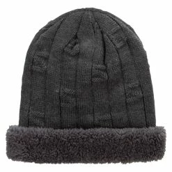 MG Infinity Selections Rib-Knit Beanie -Adams Shop aa001bf dk grey 5