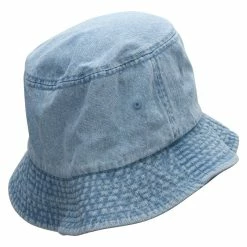 MG Denim Washed Bucket Hat -Adams Shop aa001bh lt blue 4