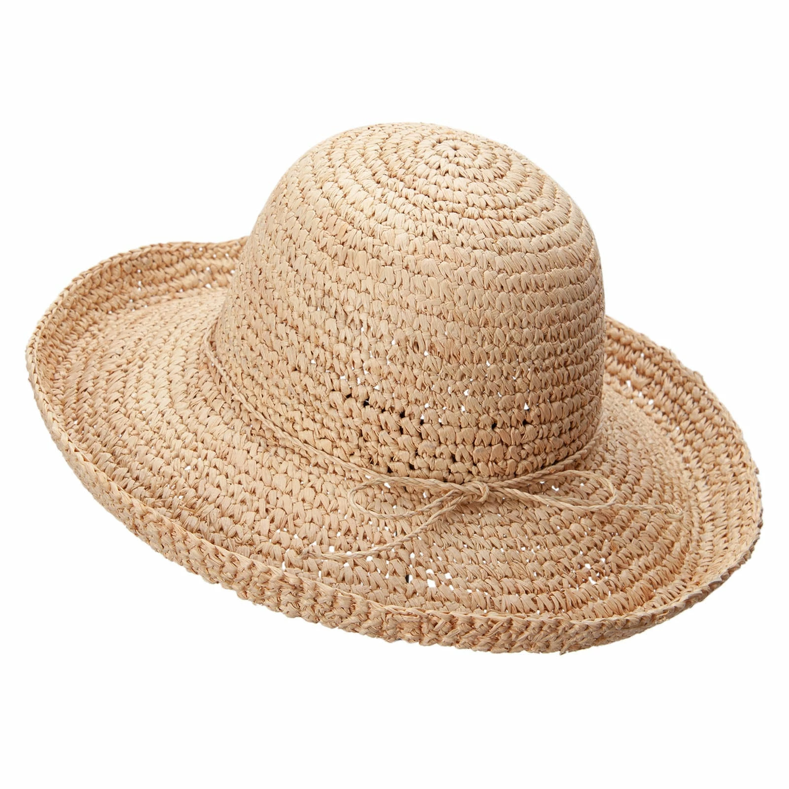 Jeanne Simmons Raffia Roll Up Brim Hat 4 Jeanne Simmons Raffia Roll Up Brim Hat - Image 2
