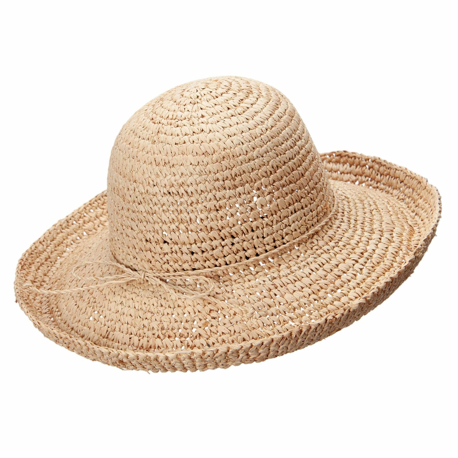 Jeanne Simmons Raffia Roll Up Brim Hat 5 Jeanne Simmons Raffia Roll Up Brim Hat - Image 3