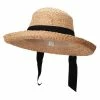 Jeanne Simmons Raffia Wide Braid Black Ribbon Band Hat 2 Jeanne Simmons Raffia Wide Braid Black Ribbon Band Hat -Adams Shop ab001ru natural 1
