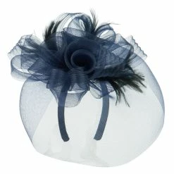 Something Special Horsehair Fascinator Hair Clip -Adams Shop ac001df navy 3 1