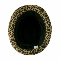 Jeanne Simmons Girls Acrylic Blend Cheetah Print Fedora -Adams Shop ac001mf 5