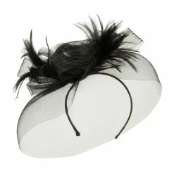 Something Special Horsehair Fascinator Hair Clip -Adams Shop ac002df black 1 1