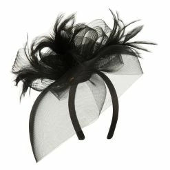 Something Special Horsehair Fascinator Hair Clip -Adams Shop ac002df black 2 1