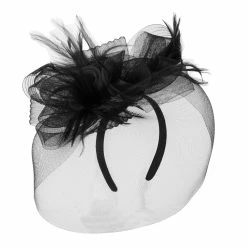 Something Special Horsehair Fascinator Hair Clip -Adams Shop ac002df black 3 1