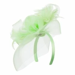 Something Special Horsehair Fascinator Hair Clip -Adams Shop ac005df lime 2 1