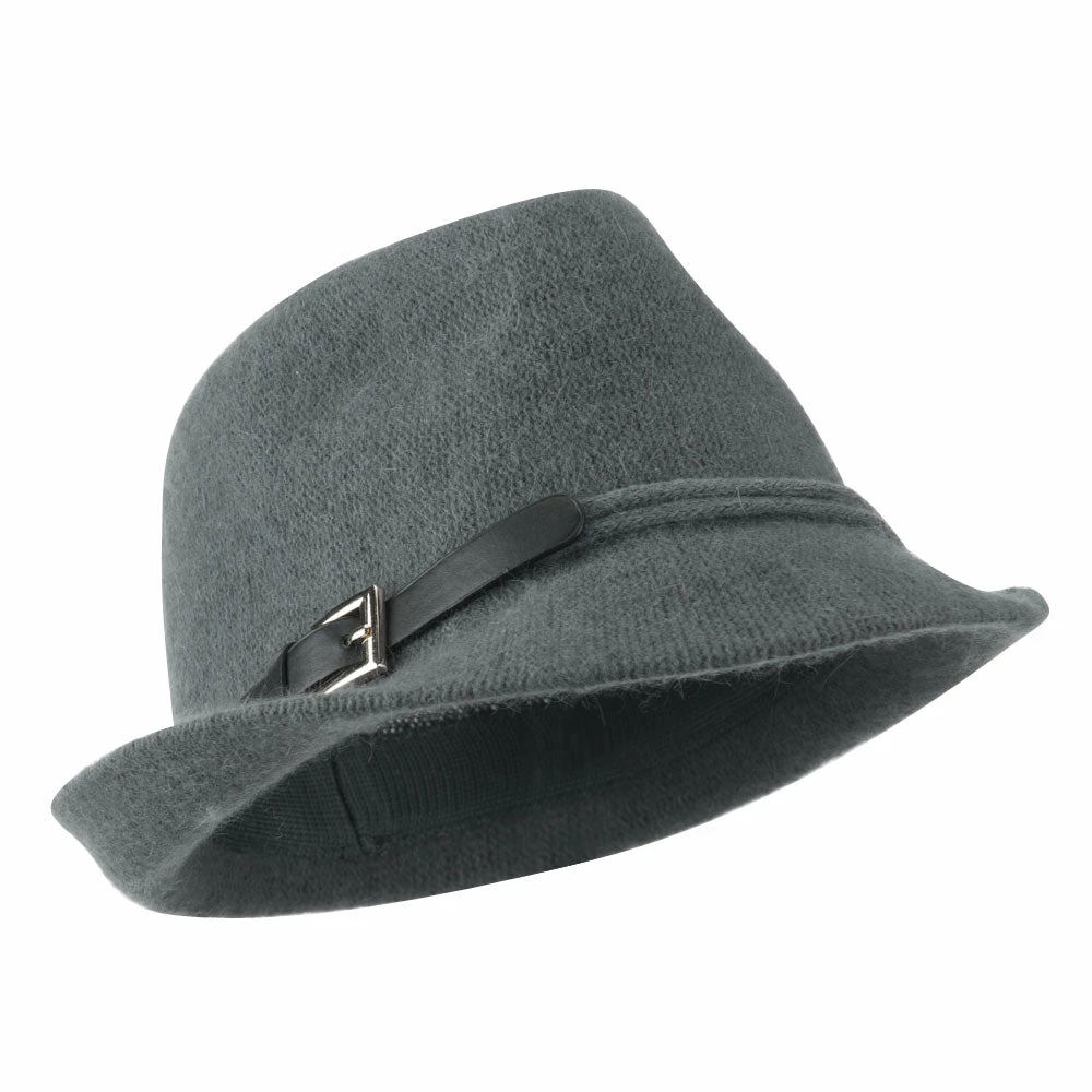 Something Special Angora Fedora With Belt Buckle Accent 13 Something Special Angora Fedora With Belt Buckle Accent - Image 11