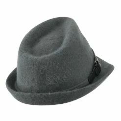Something Special Angora Fedora With Belt Buckle Accent 40 Something Special Angora Fedora With Belt Buckle Accent -Adams Shop af001cf charcoal 4