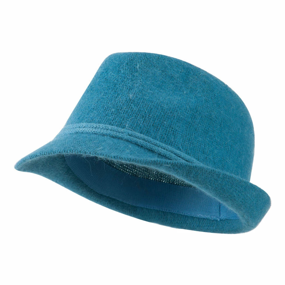 Something Special Angora Fedora With Belt Buckle Accent 4 Something Special Angora Fedora With Belt Buckle Accent - Image 2